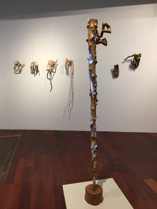 Scullpture in nthe Unmaking by Susan Lyman at Boston Sculptors Gallery
