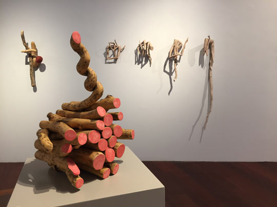 Scullpture in nthe Unmaking by Susan Lyman at Boston Sculptors Gallery