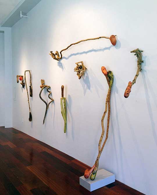 Susan Lyman, Botanical Theater #5, Boston Sculptors Gallery, 2015